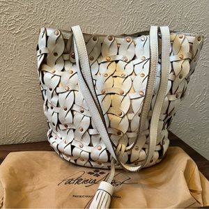 EUC Patricia Nash Mizzana Tote Twisted Braid